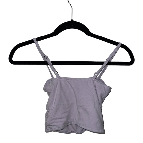 Hollister lavender ruched cropped tank C16 - Picture 3 of 4